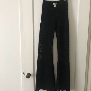Nightcap lace flare pants